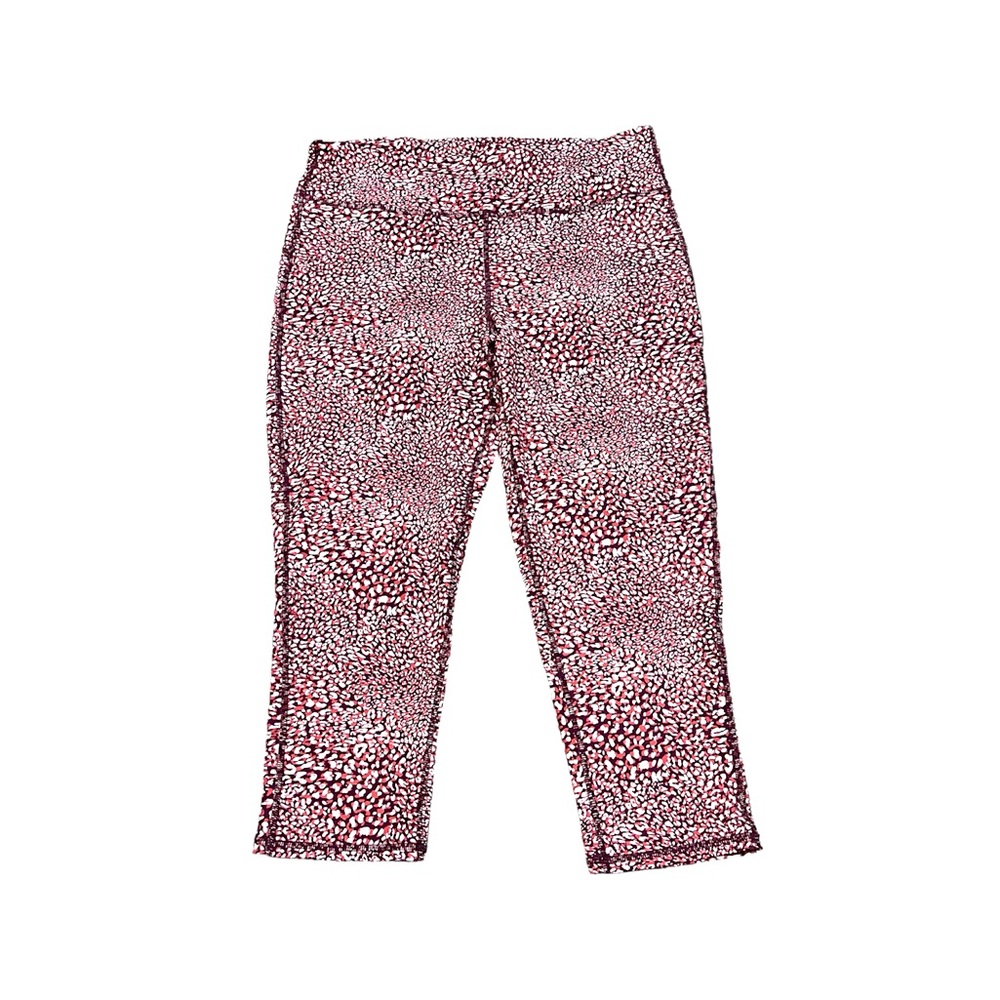 GAP Fit Capri Leggings Mini Cheetah Print Large